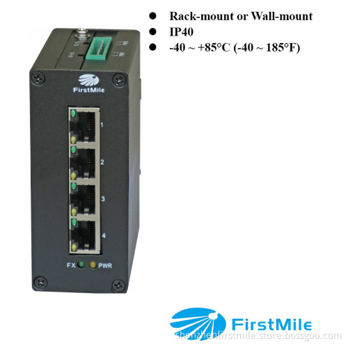 Unmanaged Industrial Ethernet Switch with 5 Ports 10/100basefx/Tx
